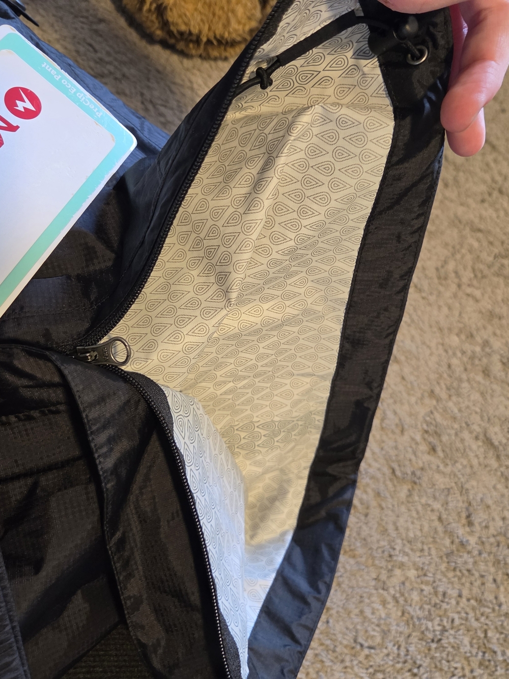 Marmot Black Women's Lightweight Rain Pants - Picture 13 of 13